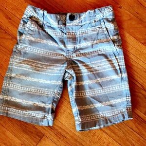 Soft Denim Tribal Patter Shorts